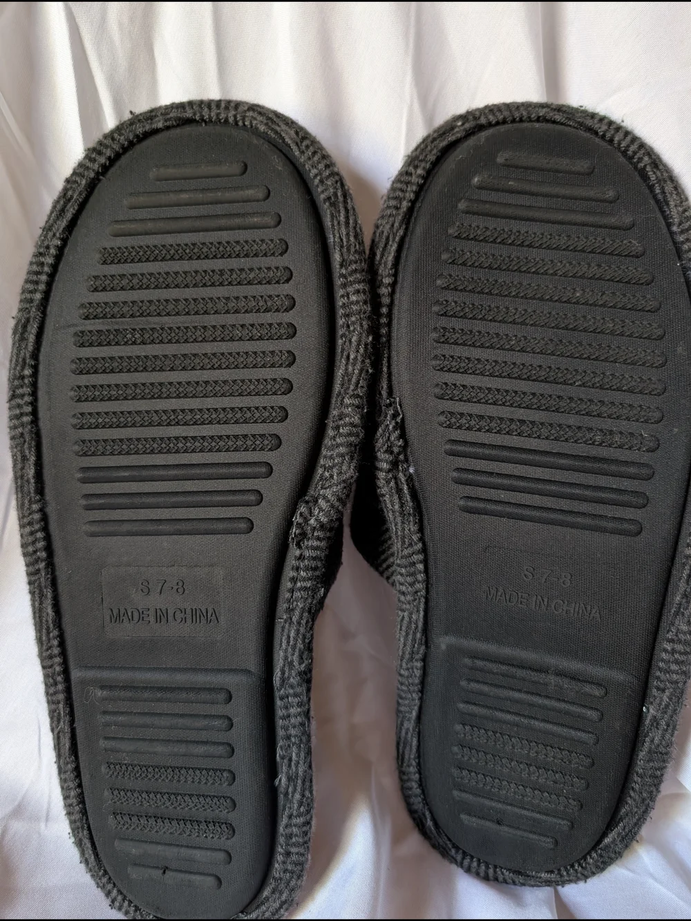 True Religion Gray Faux Fur Slide Slippers